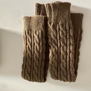 Cable Knit Arm Warmers